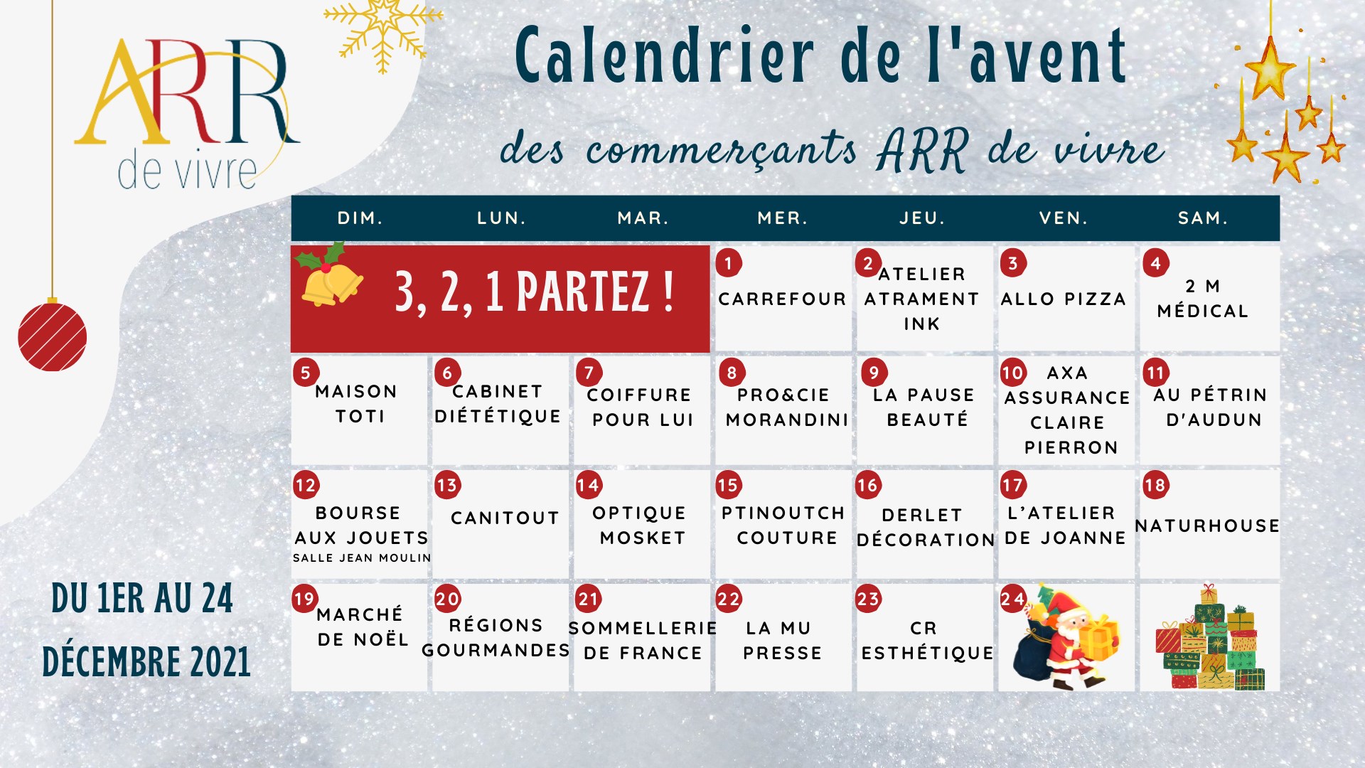 calendrier de l'avent